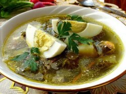 Щавелевый украинский суп