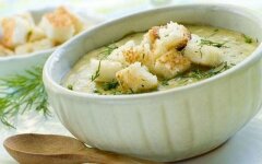 Гороховый суп с цветной капустой без мяса
