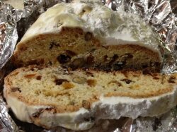 Бездрожжевой штоллен с творогом