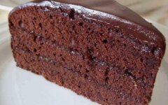 Простой шоколадный пирог за 3 минуты в микроволновке
