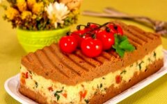 Паштет из куриной печени с сыром и маслом