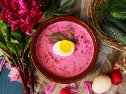 Холодный рассольник без мяса