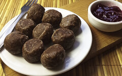 Ленивые вареники из творога с какао