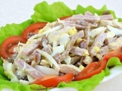 Салат «Мужская мечта» с куриным филе