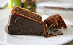 Шоколадный десерт с орехами без муки