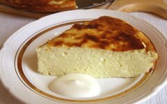 Творожная запеканка с манкой «Вкус детства»