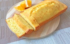 Апельсиновый кекс в духовке