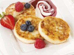 Творожные сырники с манкой и крахмалом