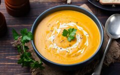 Суп-пюре из тыквы с картофелем в мультиварке