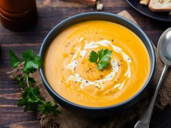 Суп-пюре из тыквы с картофелем в мультиварке