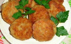 Котлеты с перловкой и сельдереем