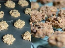 Бананово-овсяное печенье на скорую руку