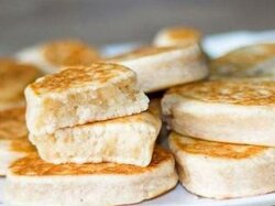 Творожное печенье без яиц на сковороде