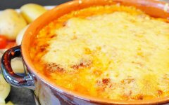 Пастуший пирог с грибами и фаршем