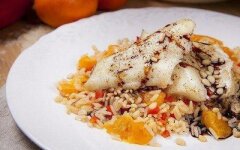 Гарнир из риса с овощами к судаку