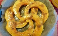 Запеченная тыква с корицей и цветочным медом