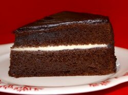 Шоколадный французский торт в духовке