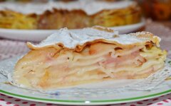 Слоеное тесто с уксусом для шарлотки