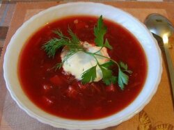 Постный борщ без зажарки в мультиварке