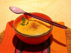 Тыквенный суп-пюре с курицей и картофелем для детей