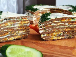 Торт печеночный «Освежающий»