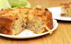 Грушевая шарлотка из батона