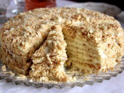 Домашний торт «Светлана» на сковороде