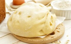 Опарное тесто с прессованными дрожжами