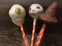 Кейк попсы из бисквита на Хэллоуин