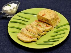 Террин из куриного филе с лисичками