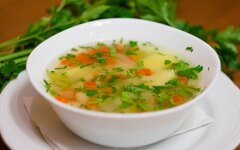 Похлебка из кабачков с сельдереем
