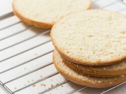 Ванильные бисквитные коржи с разрыхлителем