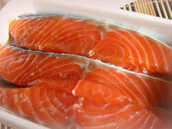 Малосольная семга сухого посола