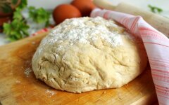 Тесто на кефире и масле для курника