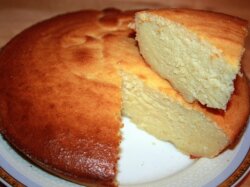 Простая ванильная запеканка