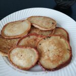 Пышные банановые оладьи на молоке