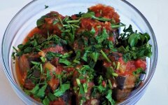 Сырдак баклажанный по-азербайджански