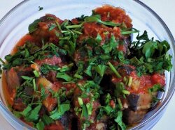 Сырдак баклажанный по-азербайджански