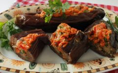 Маринованные баклажаны с пряностями на зиму