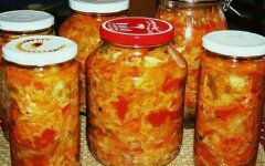 Салат «Кубанский» из капусты и овощей