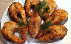 Классическая щука на сковороде