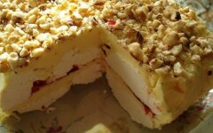 Зефирный торт с киви и бананами