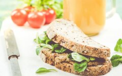 Паштет из печеных баклажанов с яйцами