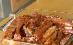 Томатно-соевый маринад с чесноком для шашлыка