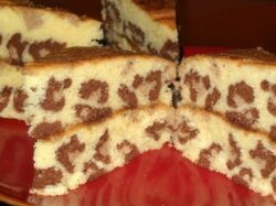 Бисквитный кекс «Леопард»
