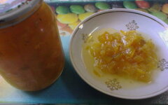 Кабачковое варенье с лимоном и ананасовым соком