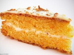 Фитнес-торт без муки с творожным кремом