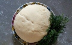 Тесто для пиццы с маргарином на воде