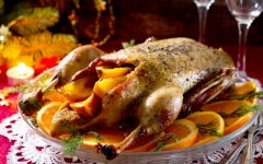 Экзотическая утка с апельсиновым соусом