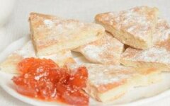Ванильное печенье на кефире без яиц на сковороде